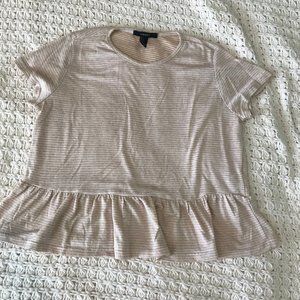 Forever 21 Babydoll Striped Shirt
